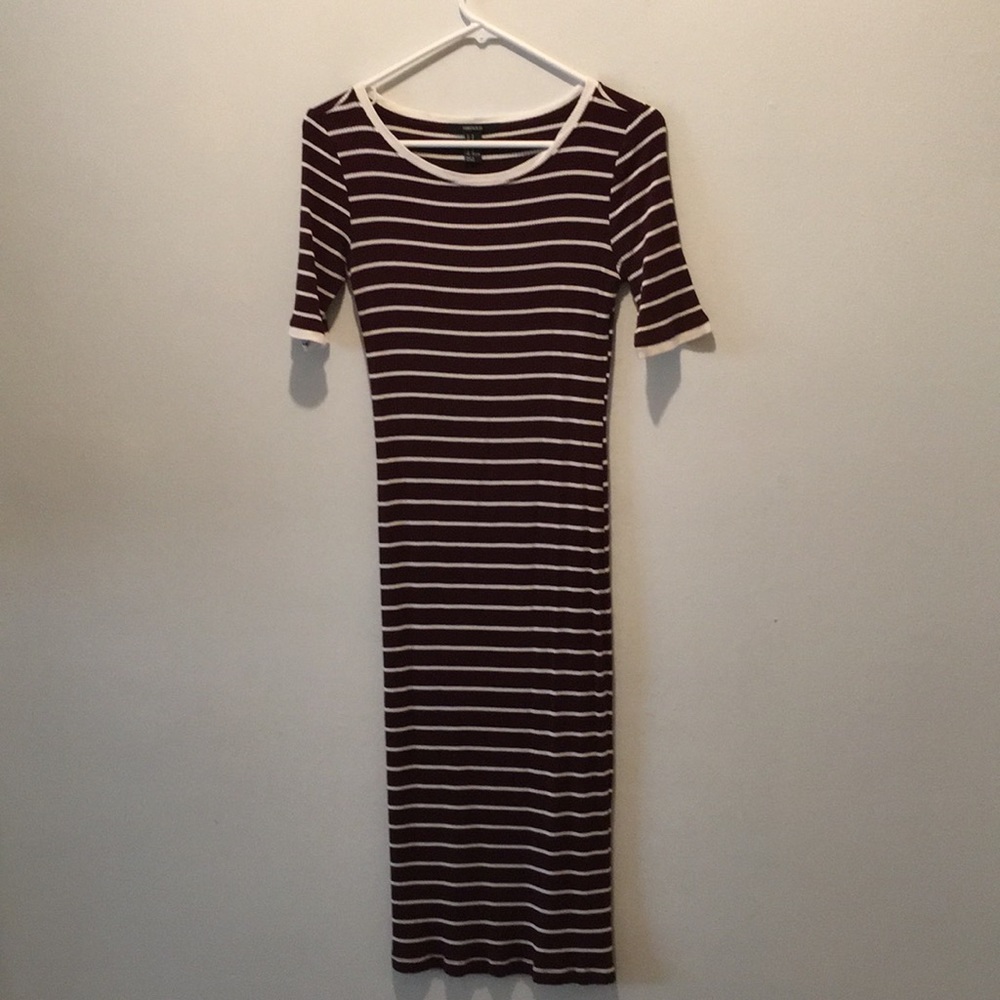 Striped Midi Dress